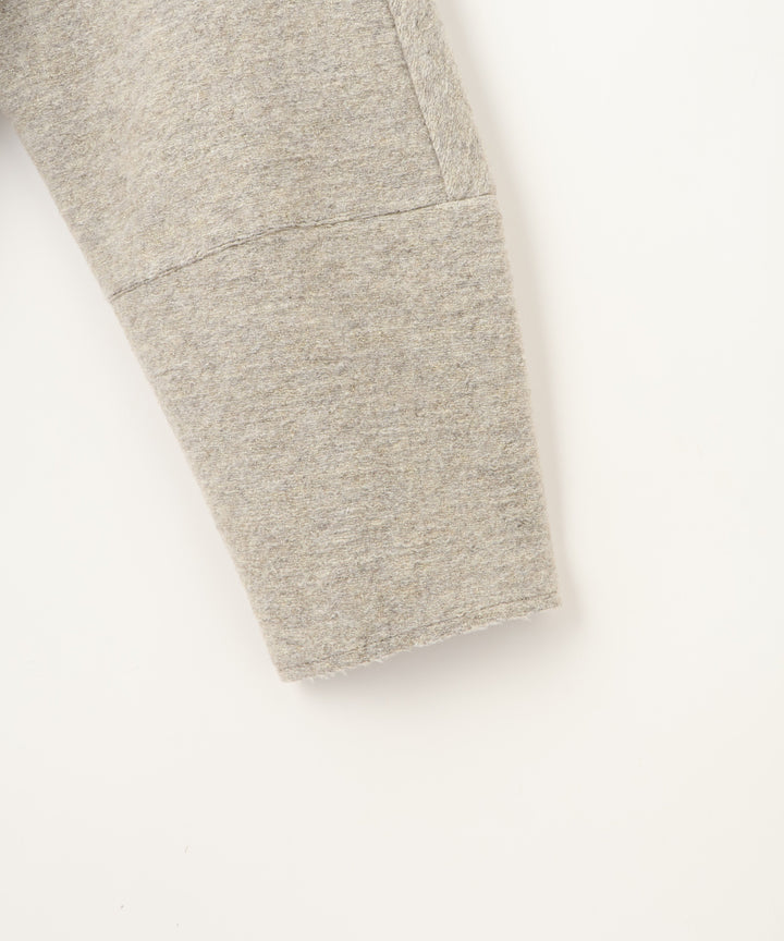 ダブルフェイスノーカラーコート