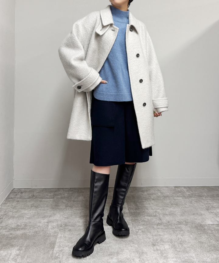 シープモヘヤ2WAYステンカラーコート