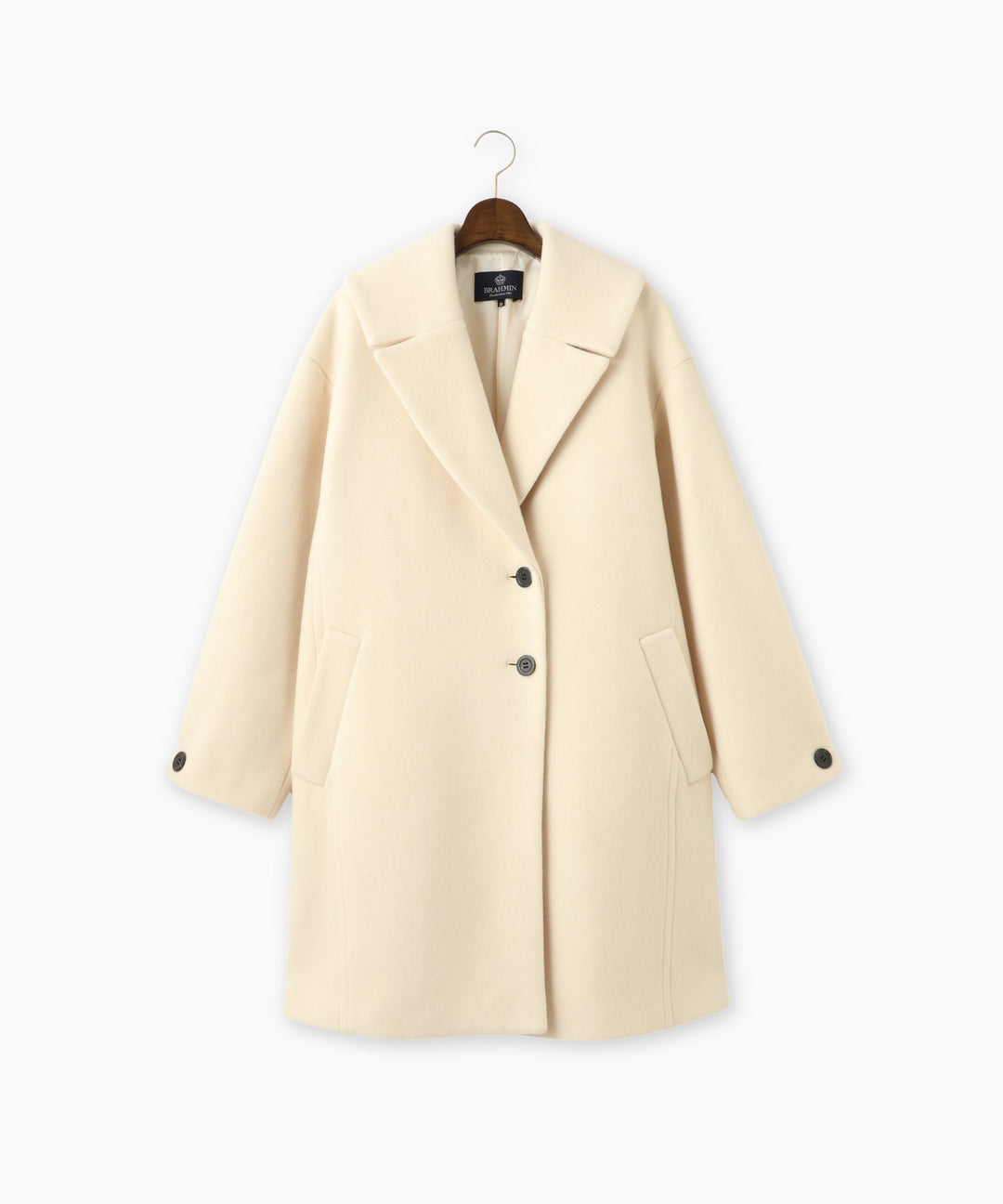 ウールメルトンレディライクコート