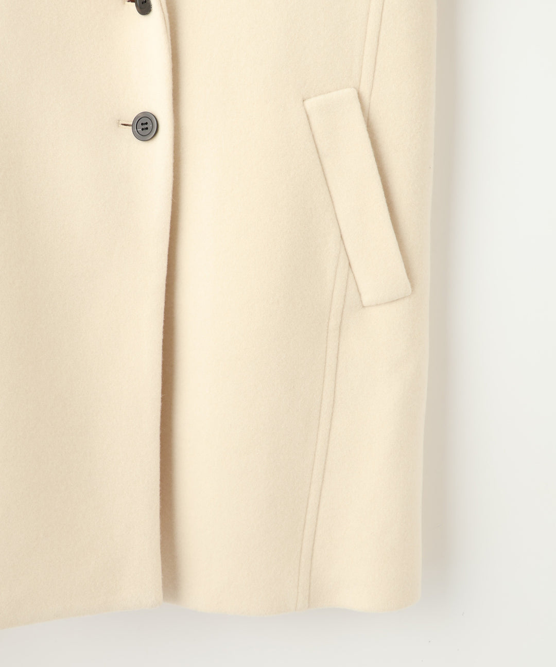 ウールメルトンレディライクコート