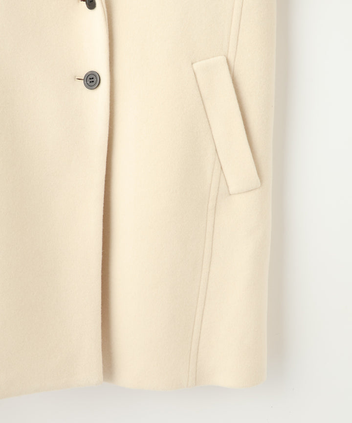 ウールメルトンレディライクコート