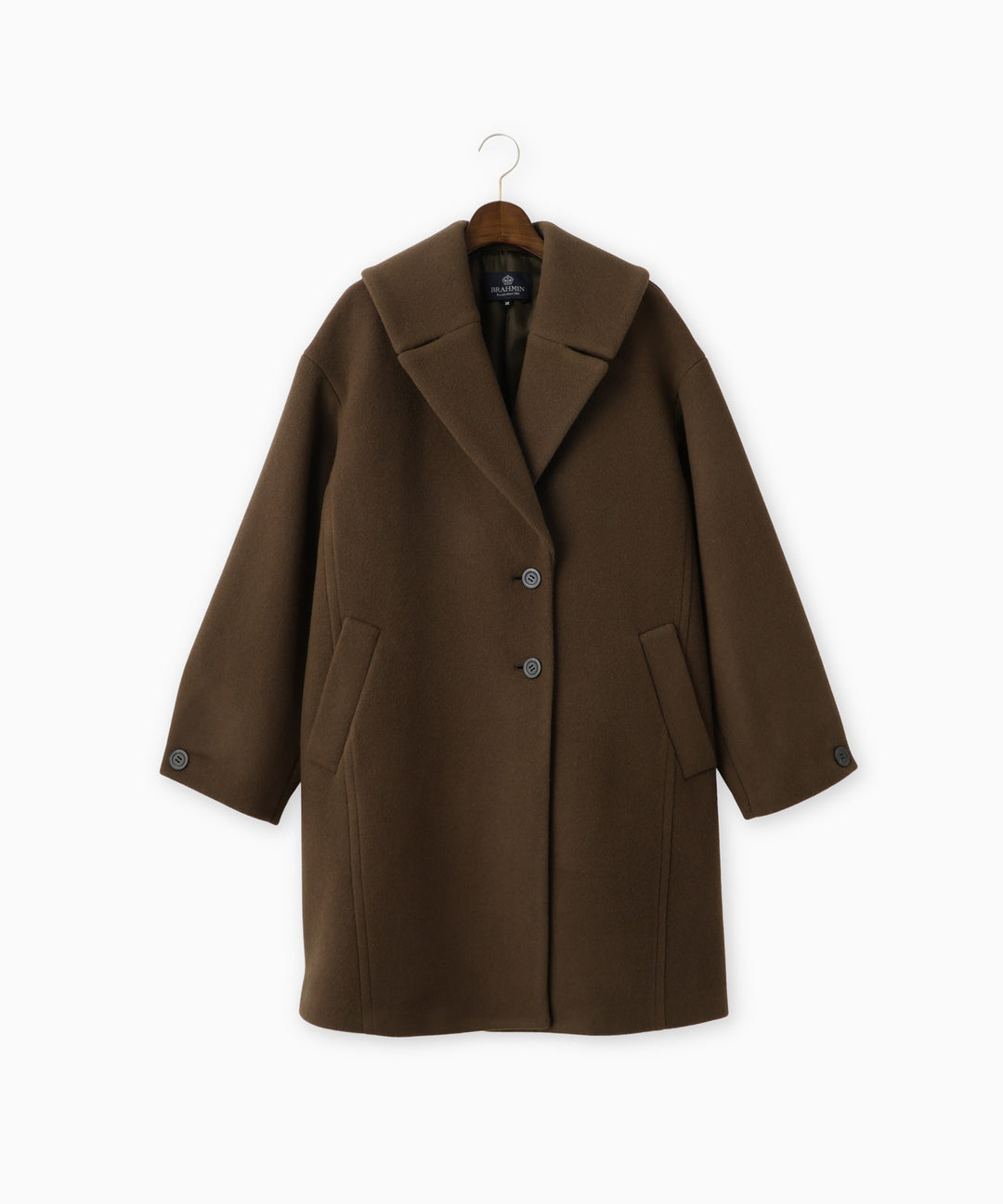 ウールメルトンレディライクコート