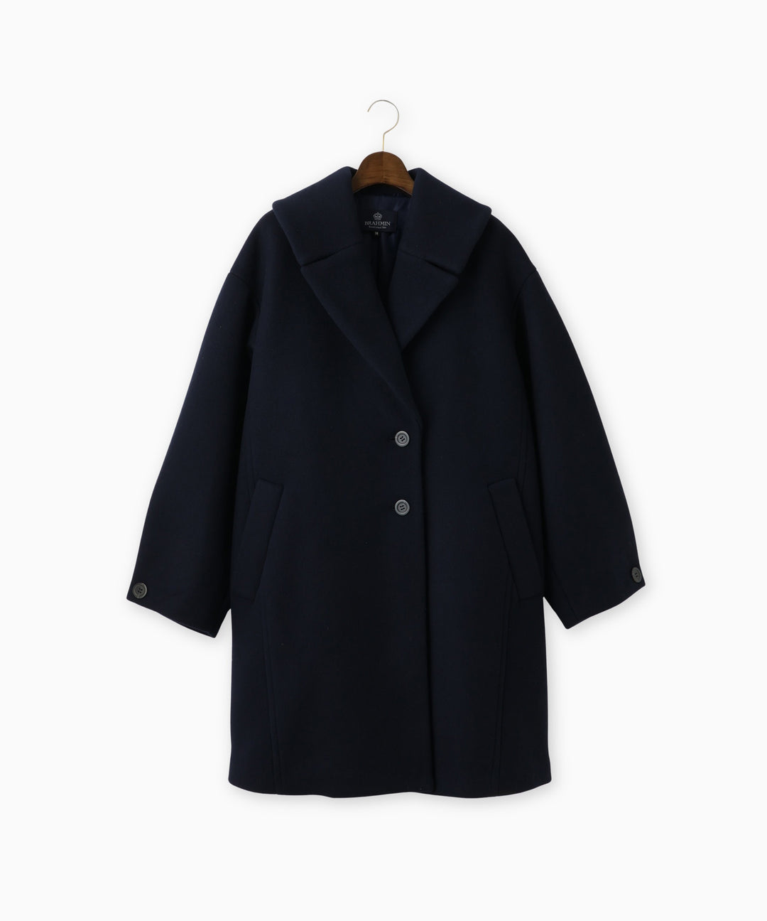 ウールメルトンレディライクコート
