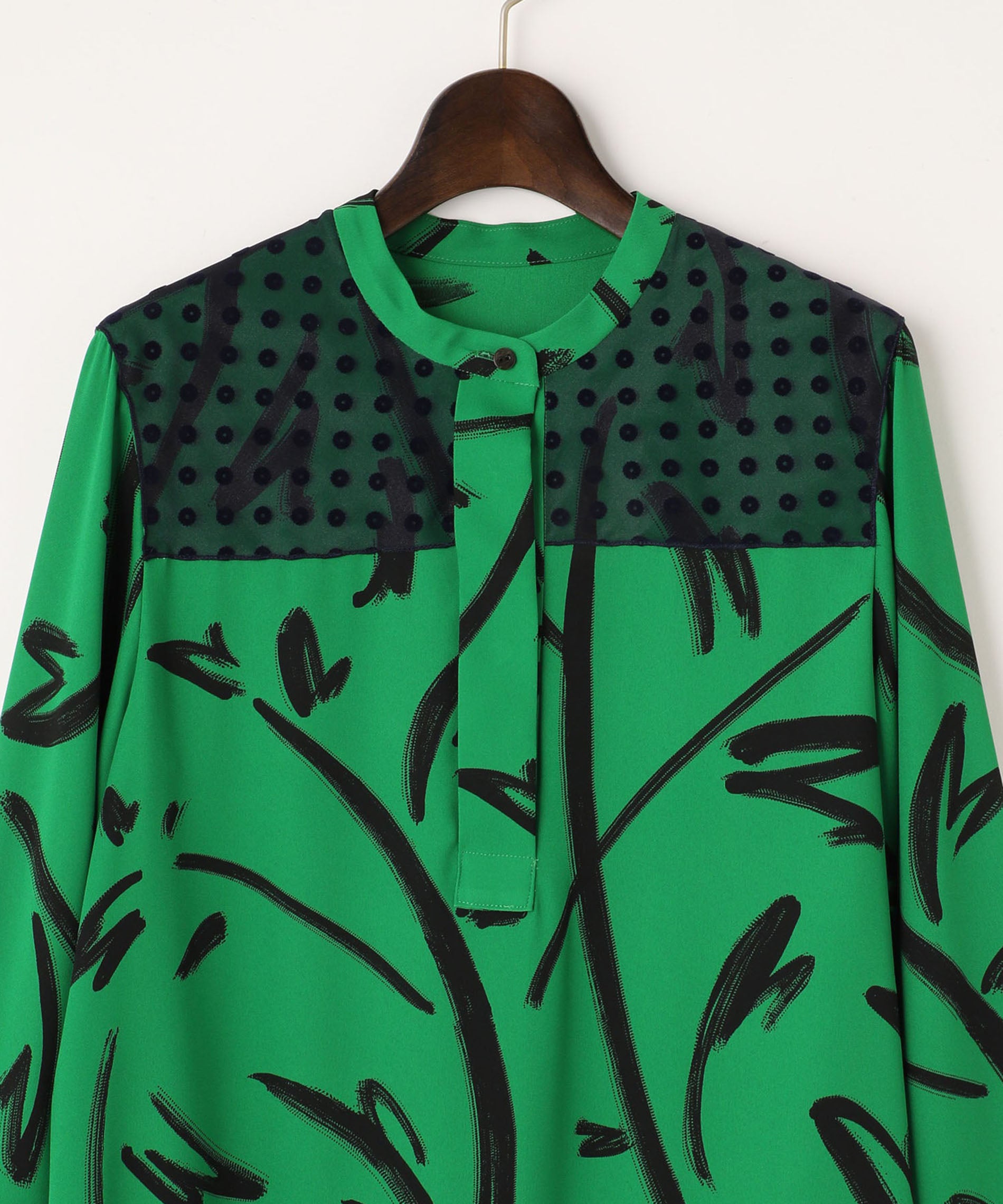 アートプリントロングワンピース – FACE SANS FARD