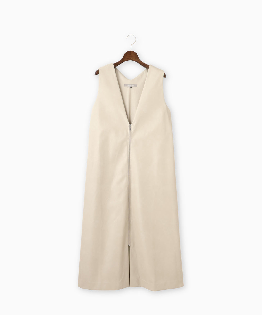 Vネックレザージャンスカ