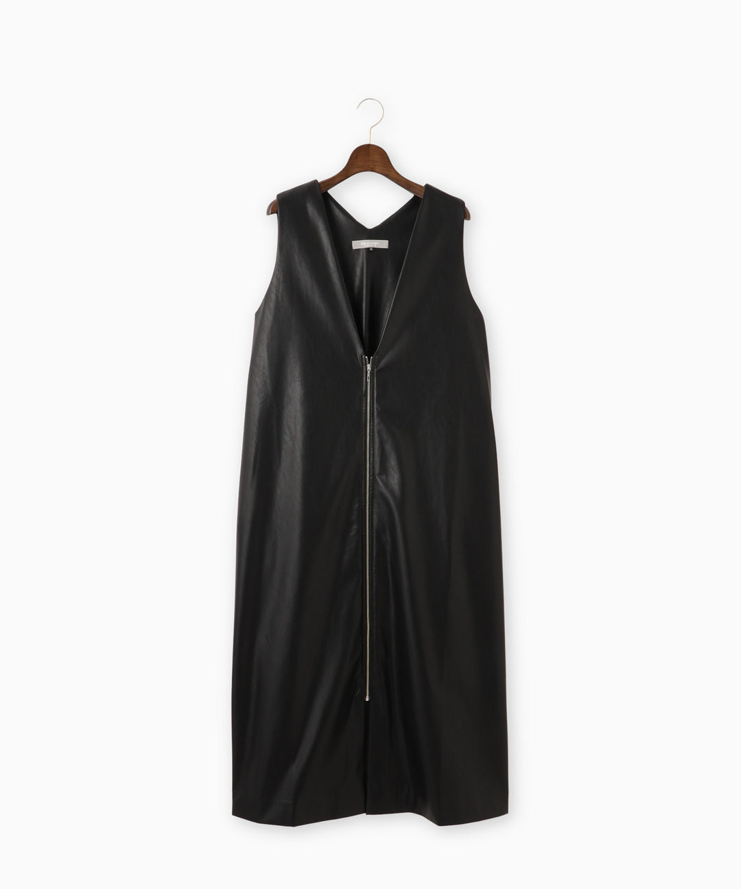 Vネックレザージャンスカ