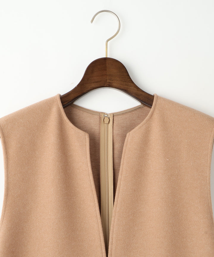 ヒートウォームジャージーメルトンワンピース