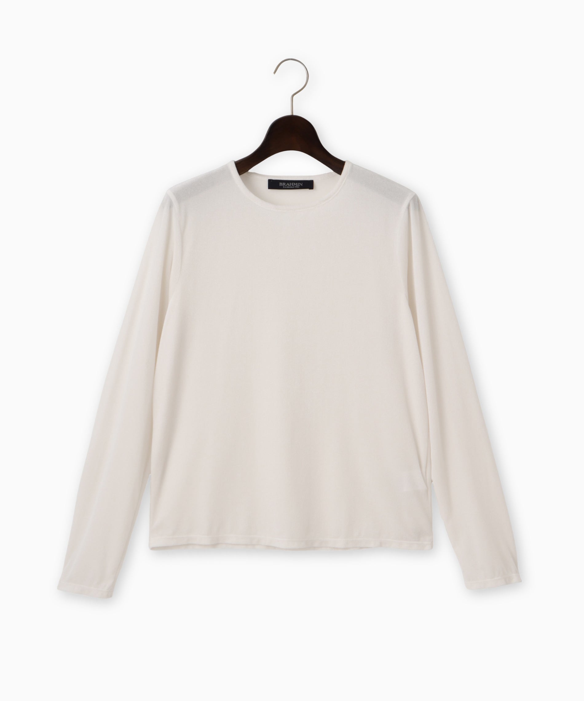 ベロアトリコットクルーネックトップス – FACE SANS FARD