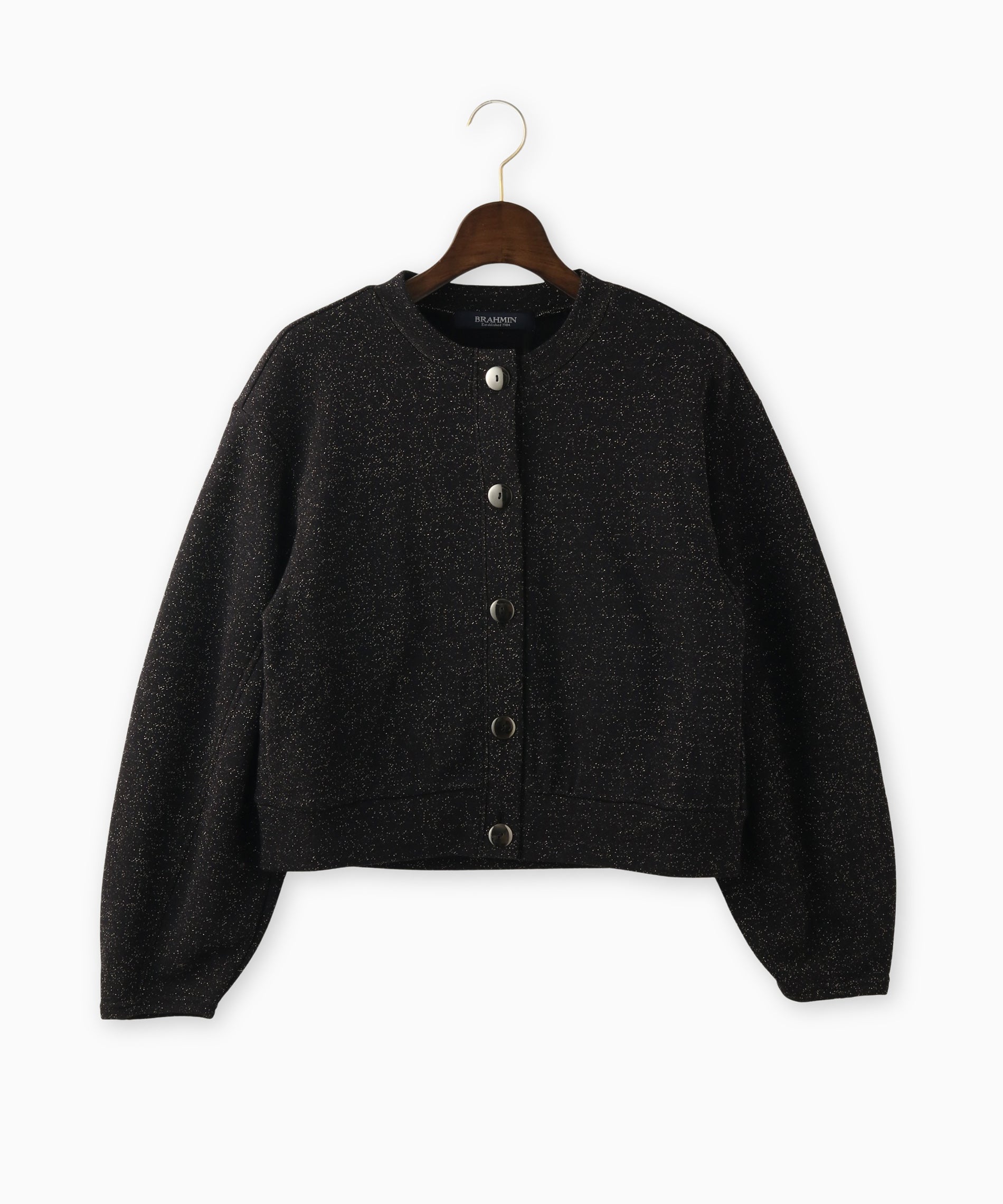 Sans limite 起毛裏毛 CARDIGAN / Black (MENS) - ALPOA