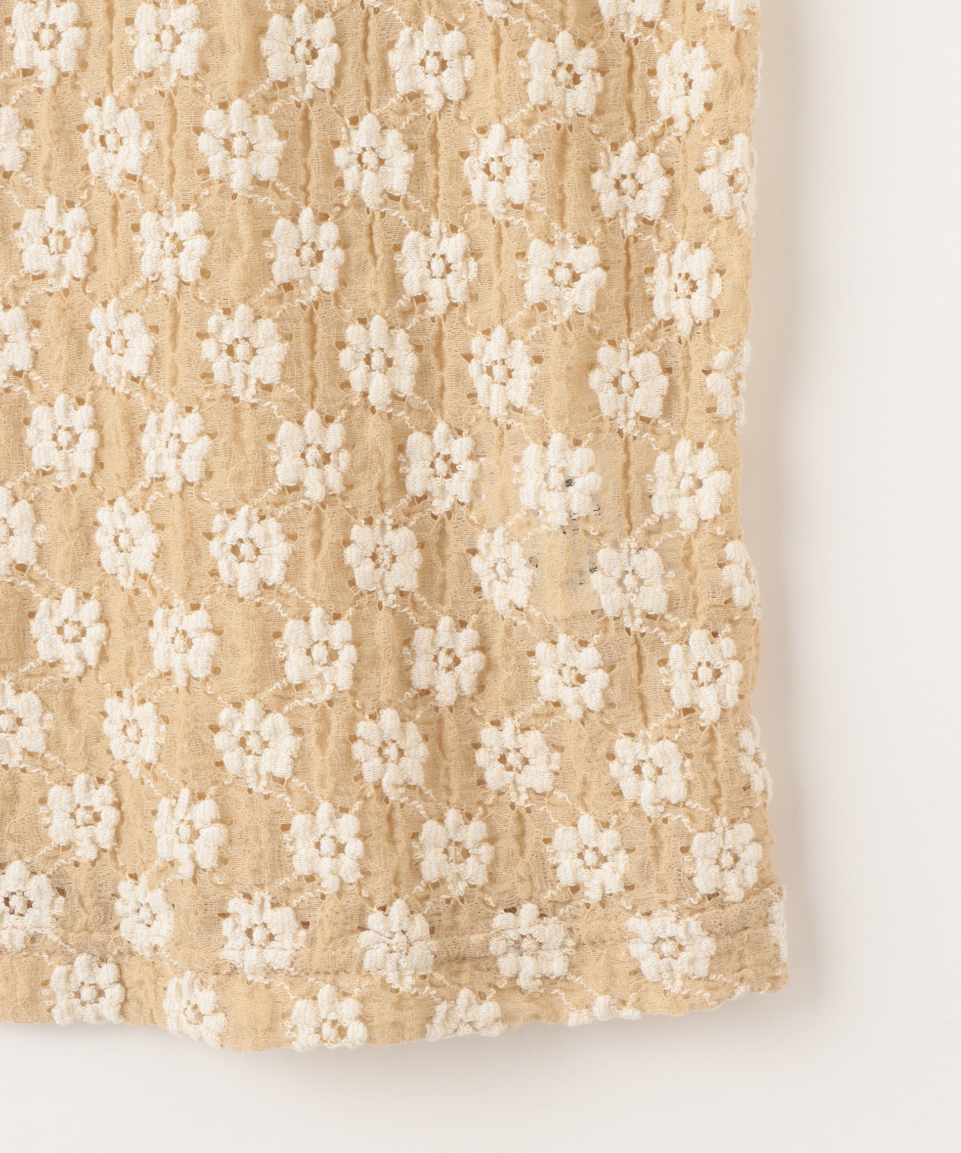 フラワーモチーフレーストップス – FACE SANS FARD
