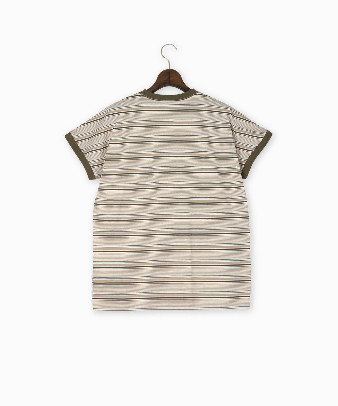 シルケットラメボーダーTシャツ