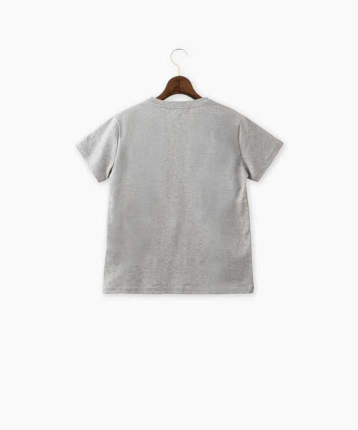 モチーフ刺繍Tシャツ