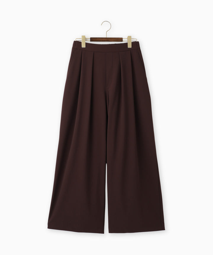 ツータックハイウエストワイドパンツ