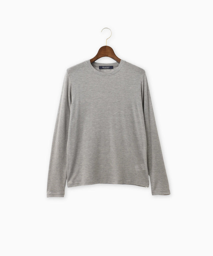 ボーダークルーネックトップス