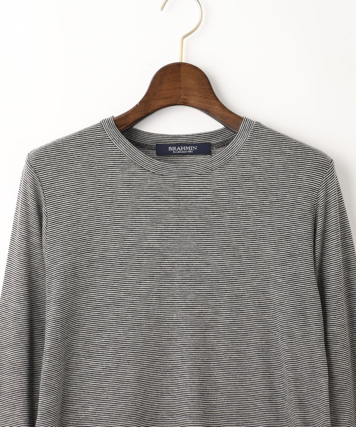 ボーダークルーネックトップス