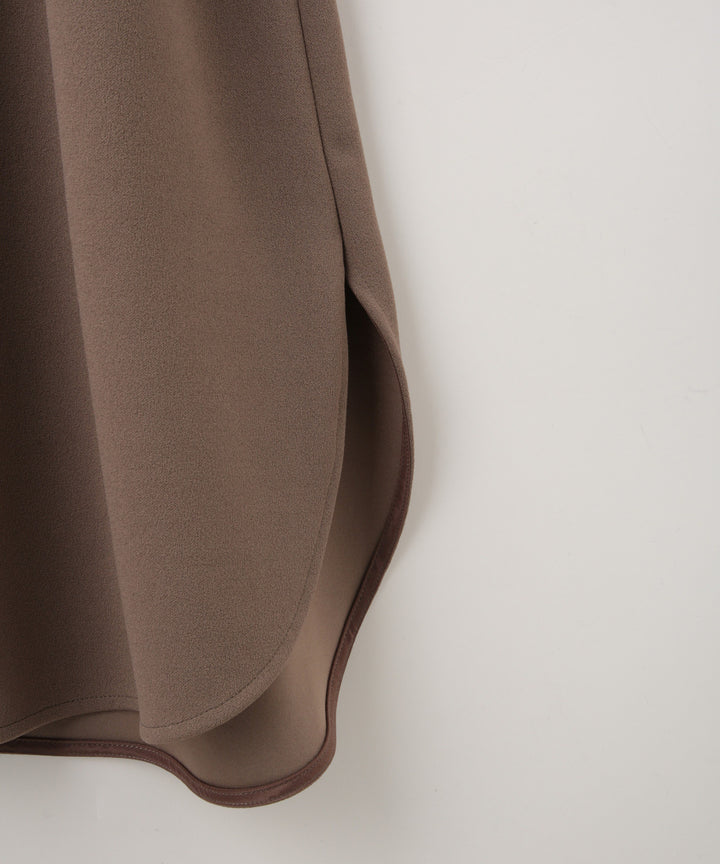 カットジョーゼットワンピース