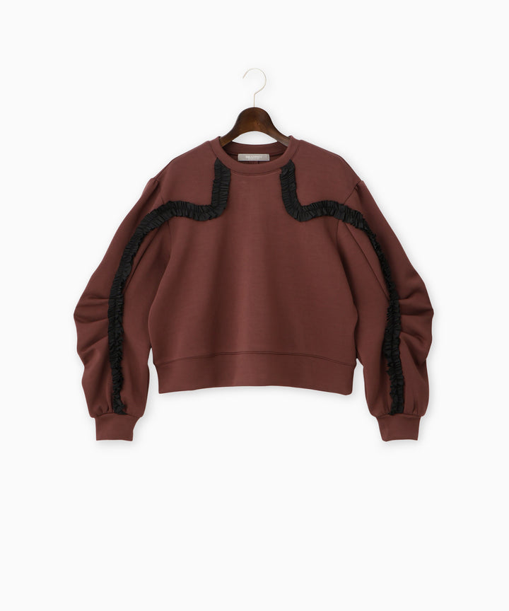 フリルテーププルオーバー