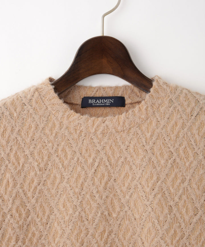 ダイヤジャガードクルーネックインナー