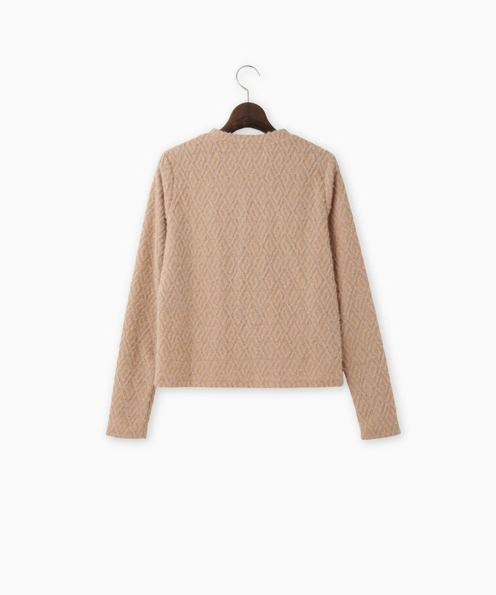 ダイヤジャガードクルーネックインナー