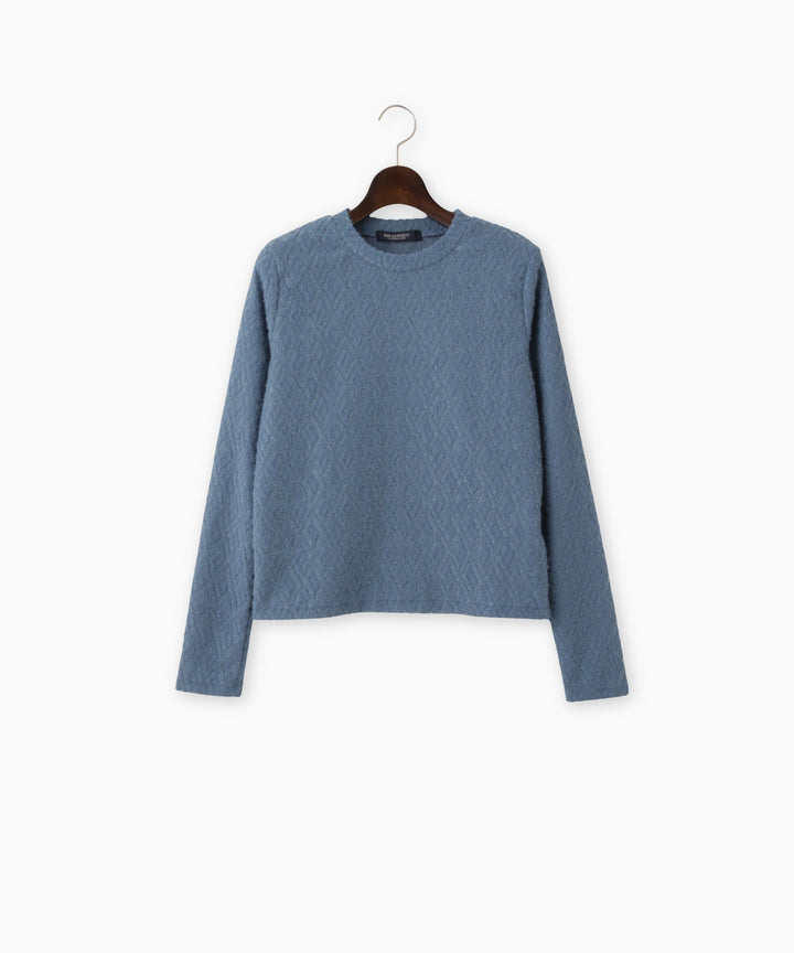 ダイヤジャガードクルーネックインナー