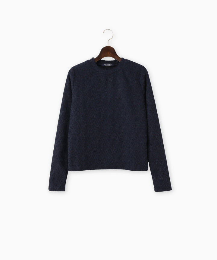 ダイヤジャガードクルーネックインナー