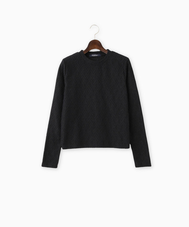 ダイヤジャガードクルーネックインナー