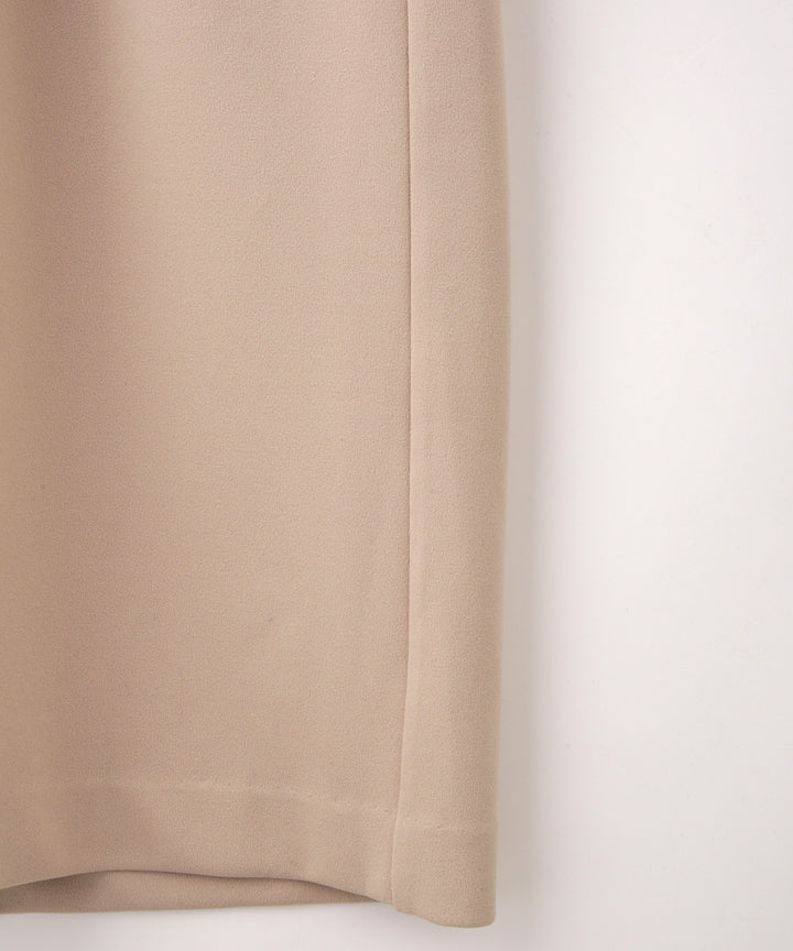 異素材切替ドロストカットソーワンピース