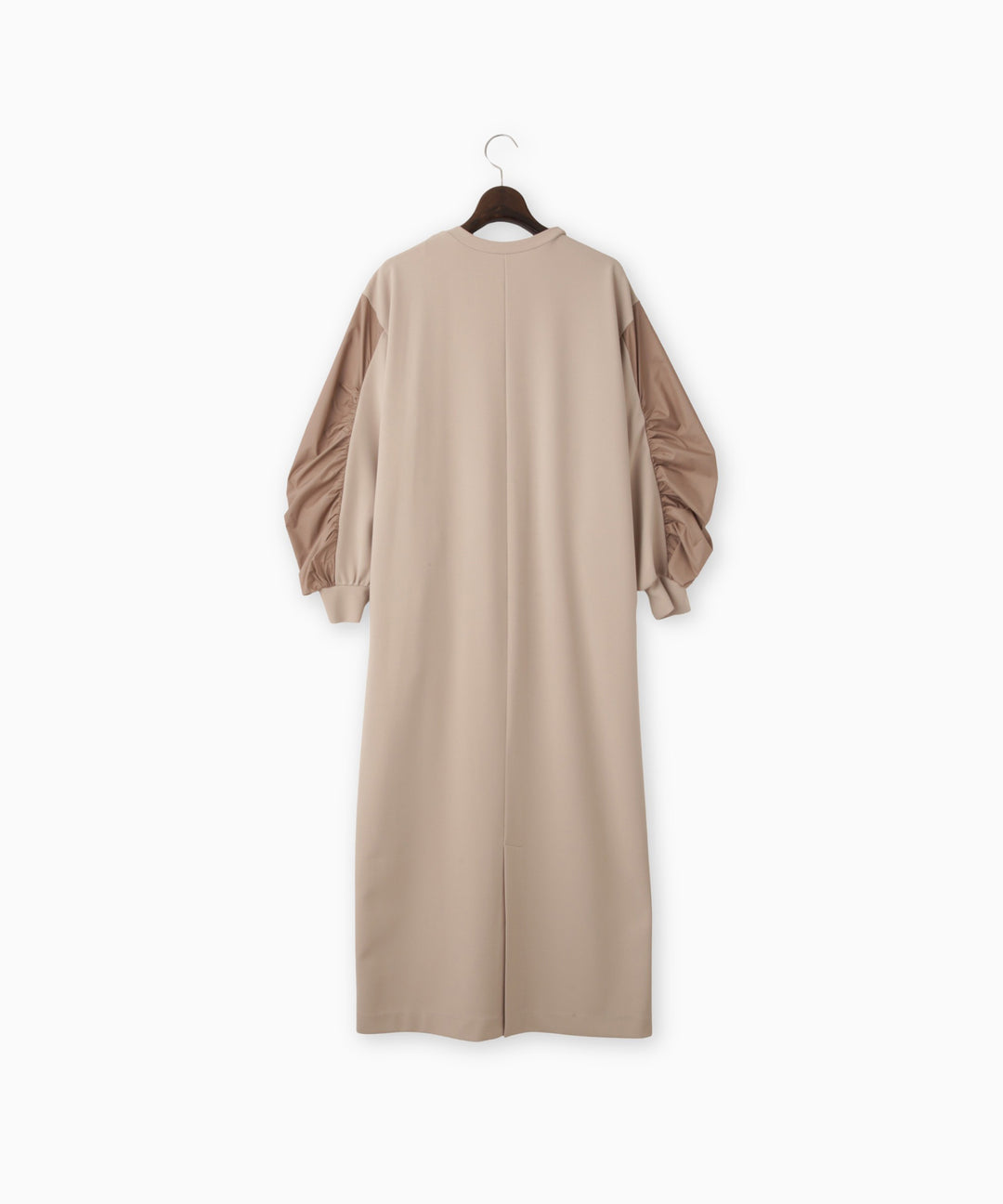 異素材切替ドロストカットソーワンピース