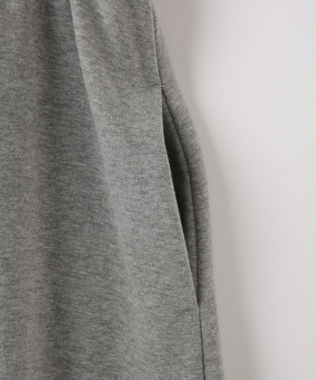 裏起毛ボーダーリブワンピース