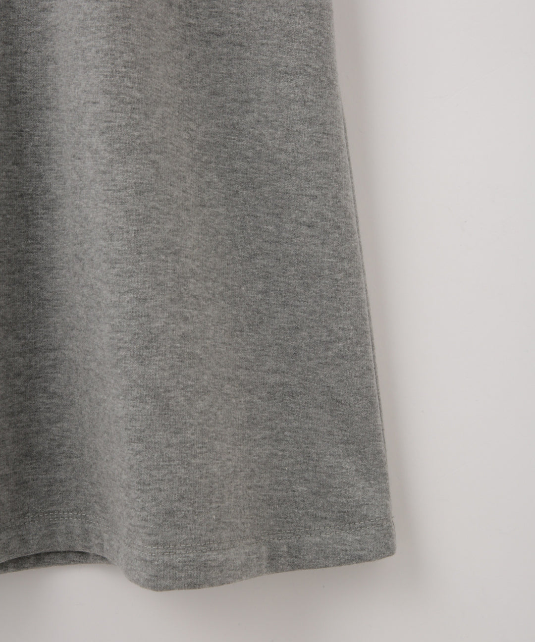 裏起毛ボーダーリブワンピース