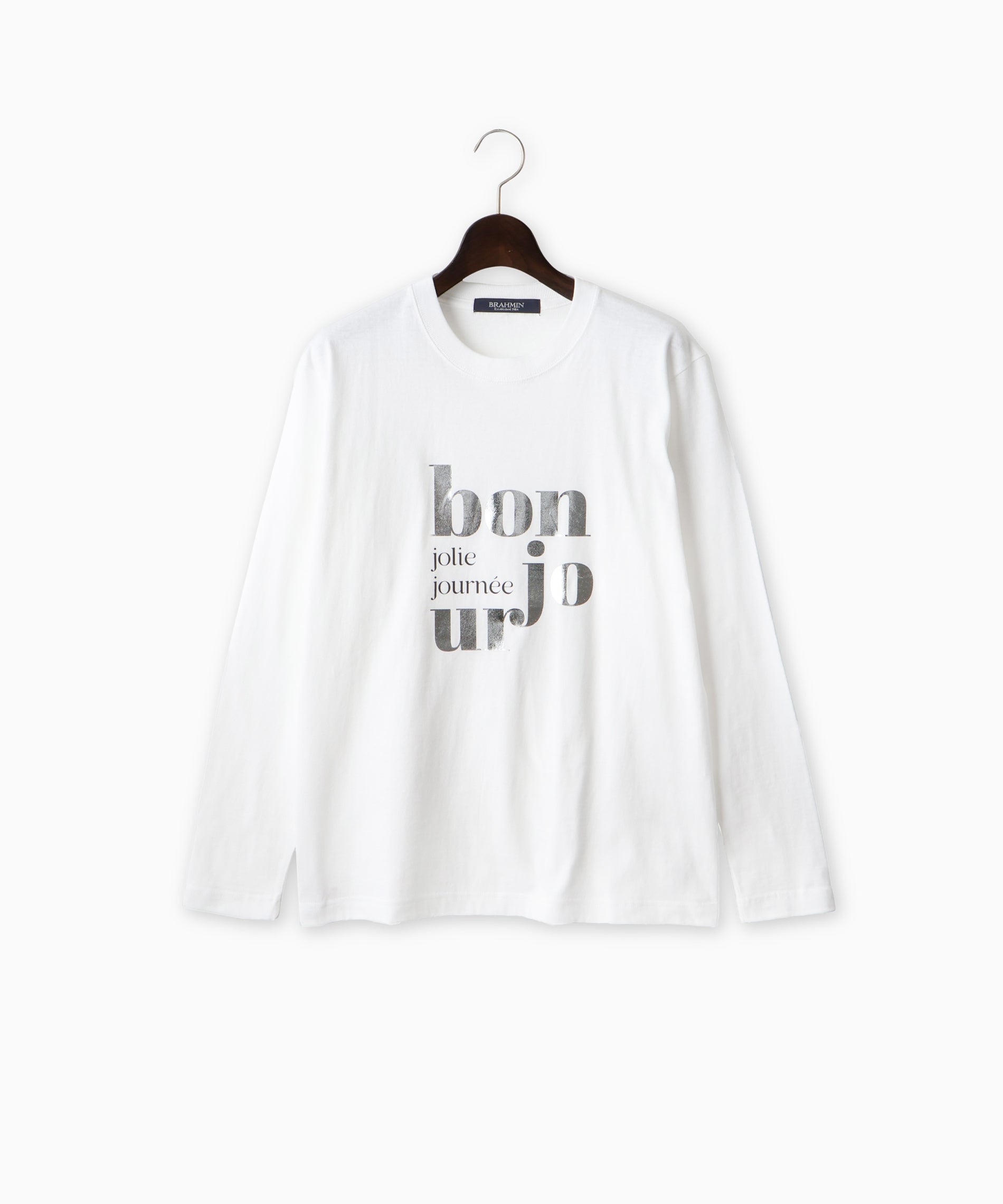 箔プリントロングスリーブTシャツ – FACE SANS FARD