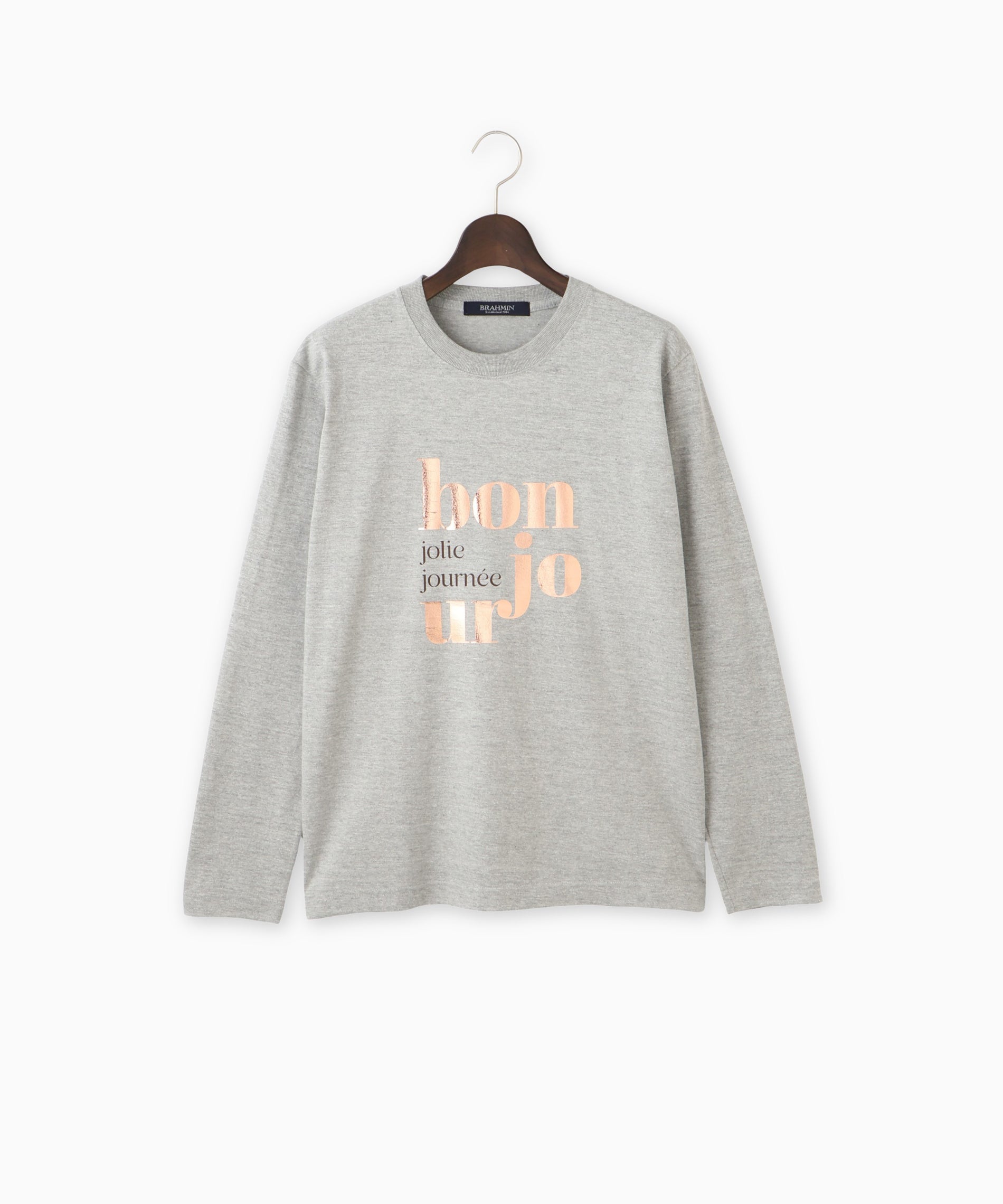 箔プリントロングスリーブTシャツ – FACE SANS FARD