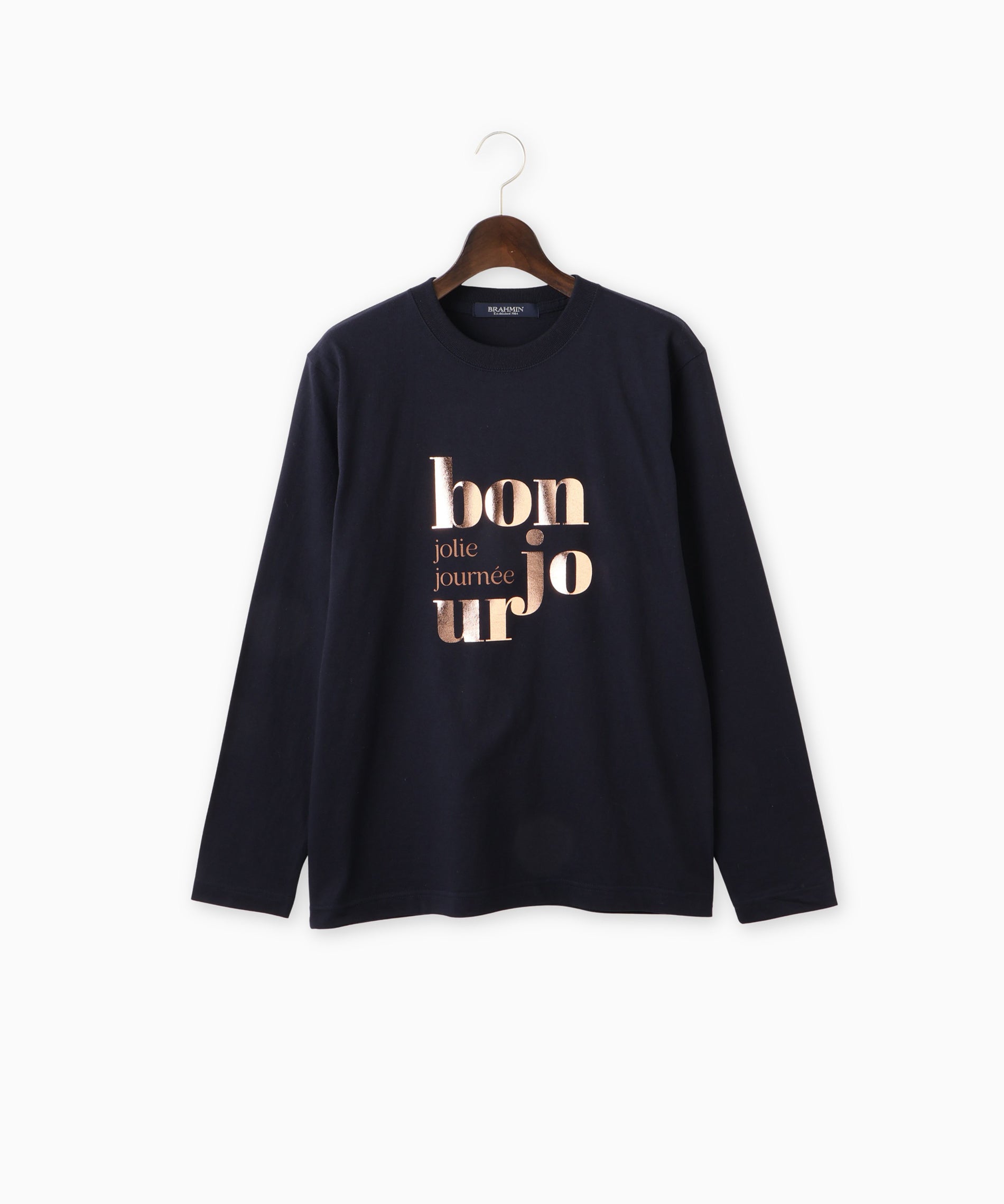 箔プリントロングスリーブTシャツ – FACE SANS FARD