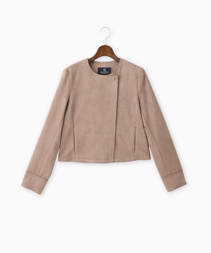 ストレッチノーカラージャケット