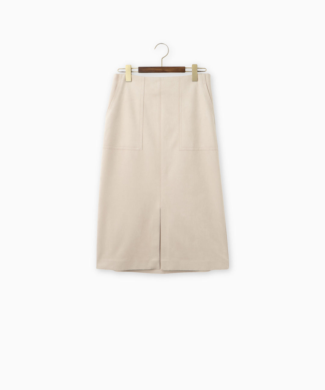 ストレッチフロントスリットスカート