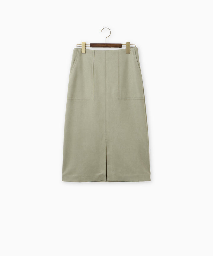ストレッチフロントスリットスカート