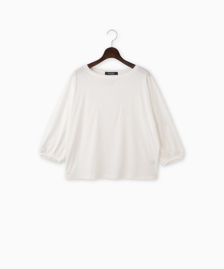 Boat Neck Dolman Sleeve Pullover
