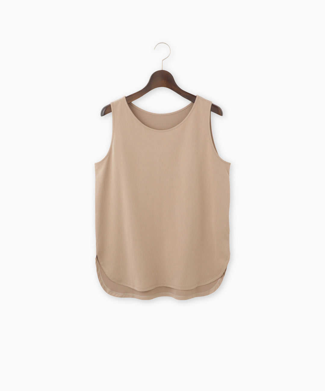 Back satin tank top