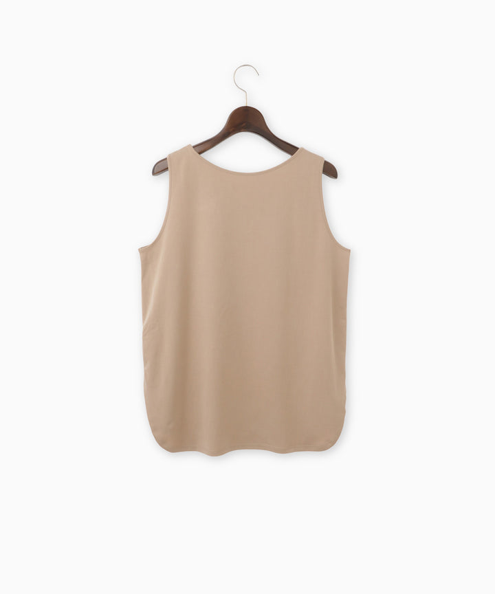 Back satin tank top