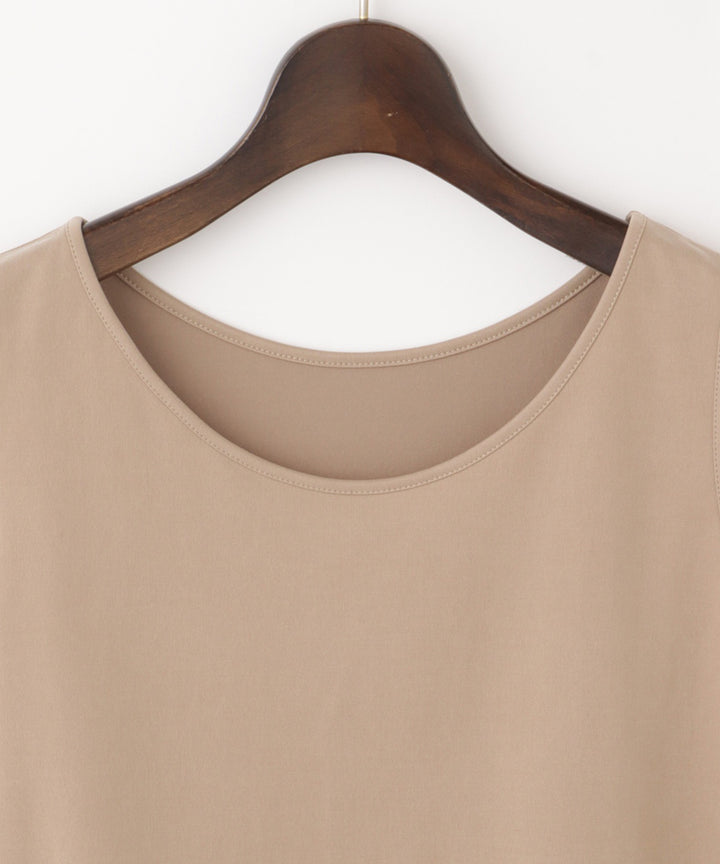 Back satin tank top