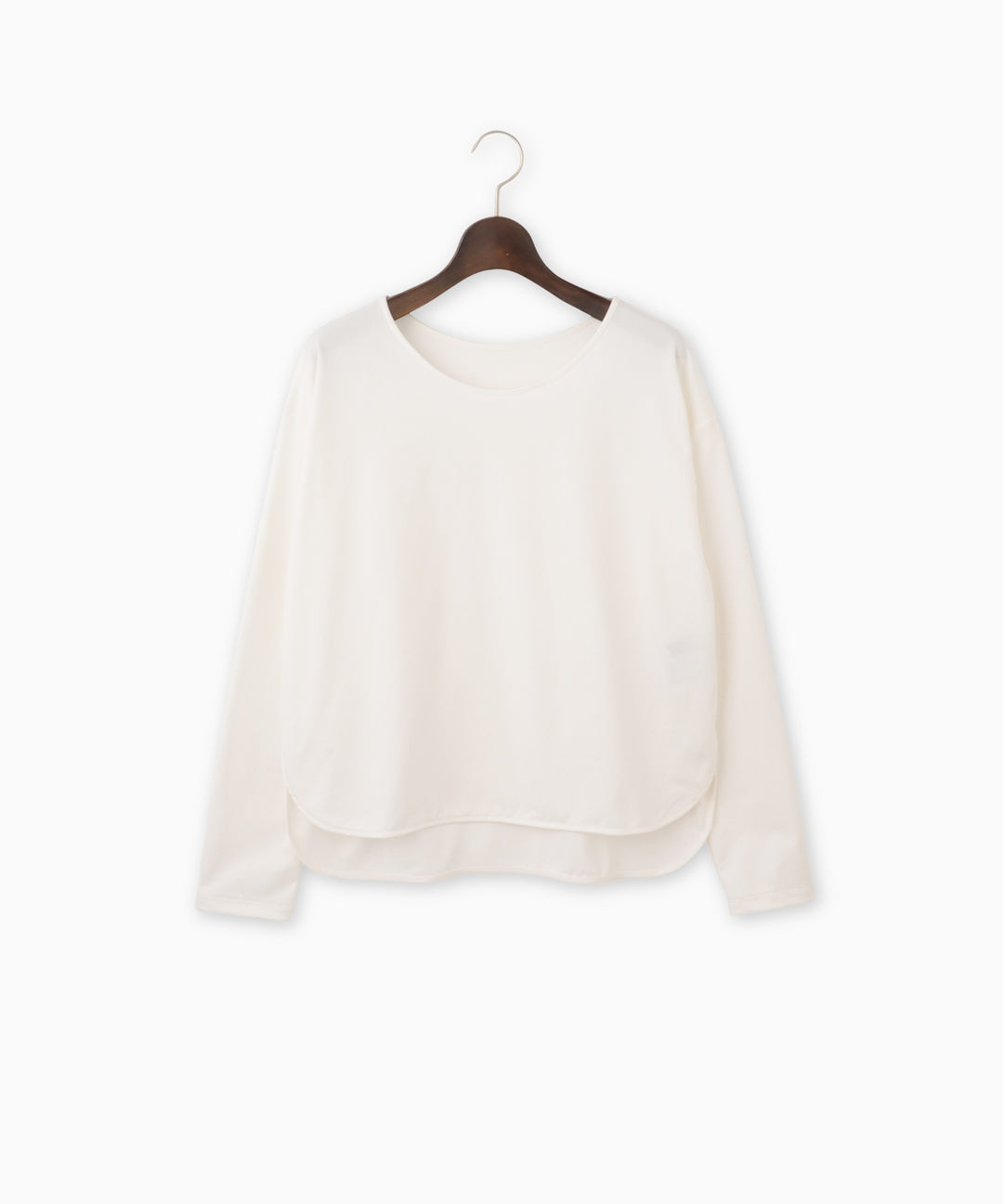 バックサテンロングTシャツ