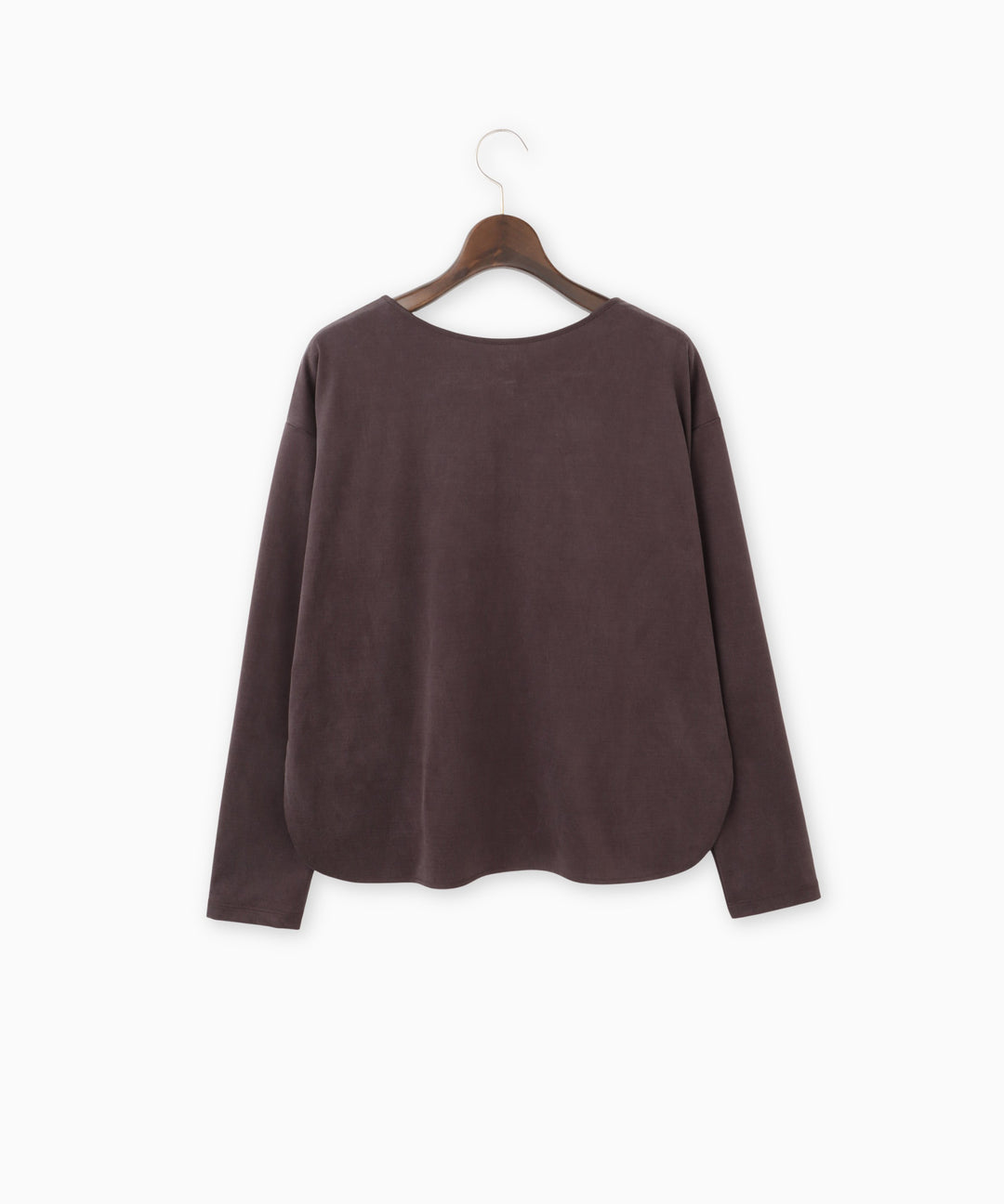 バックサテンロングTシャツ