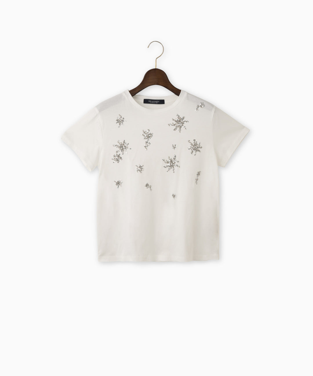 Sequin Embroidered T-shirt