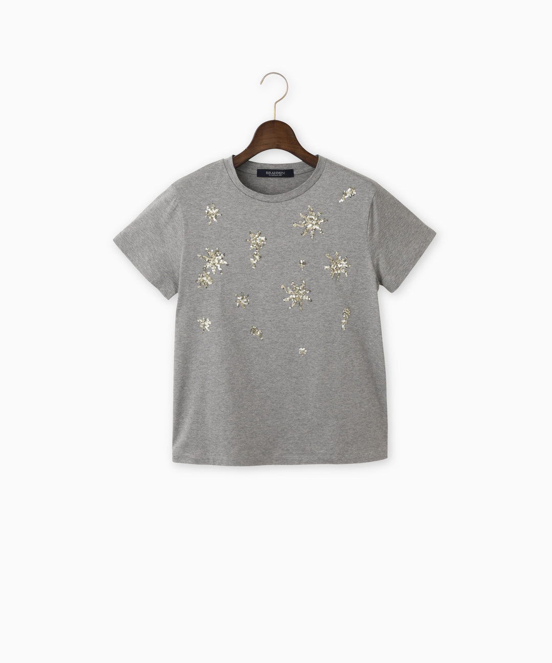 Sequin Embroidered T-shirt
