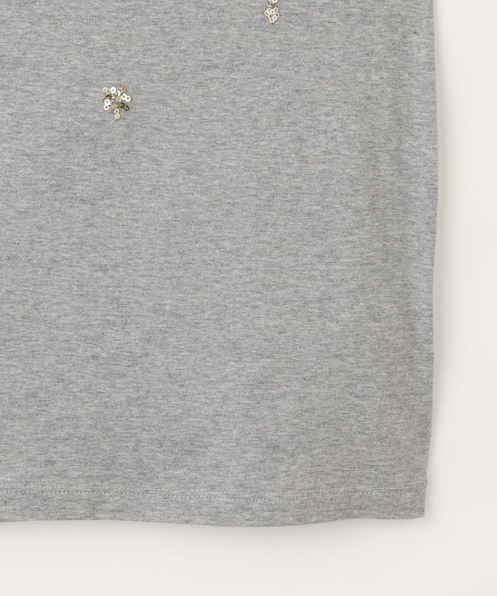 Sequin Embroidered T-shirt