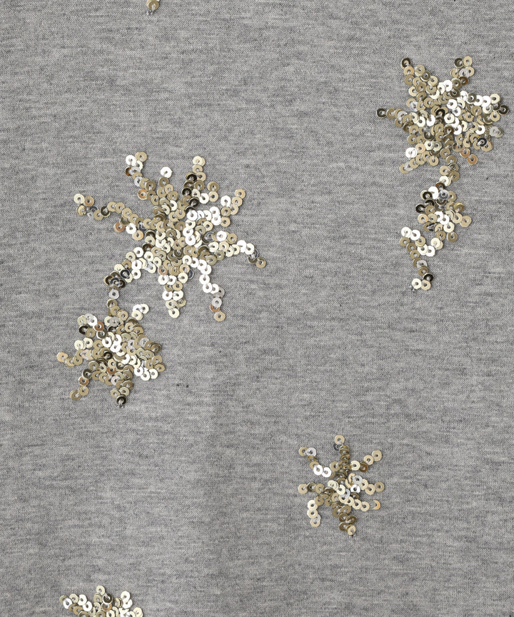 Sequin Embroidered T-shirt