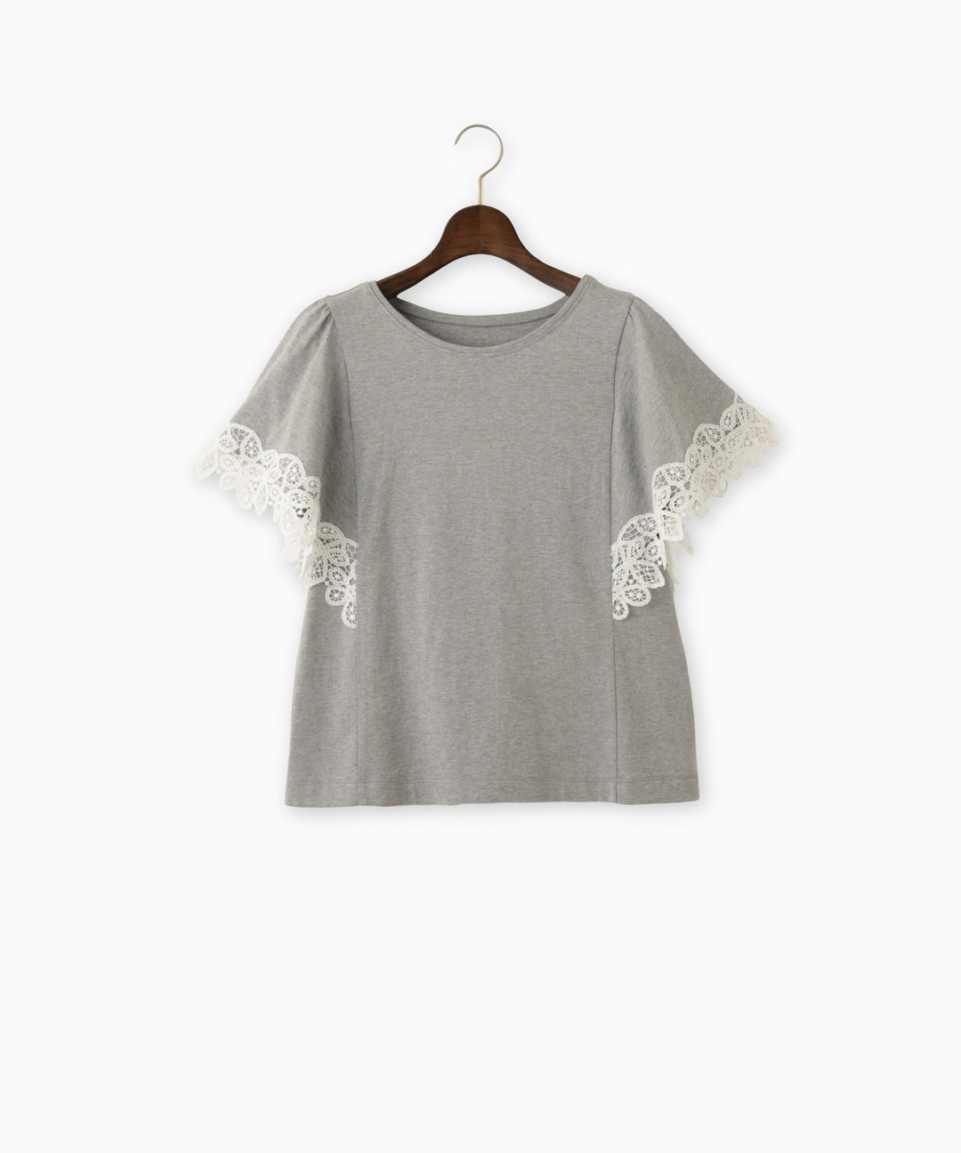 Flare Sleeve Lace Cut-and-Sew