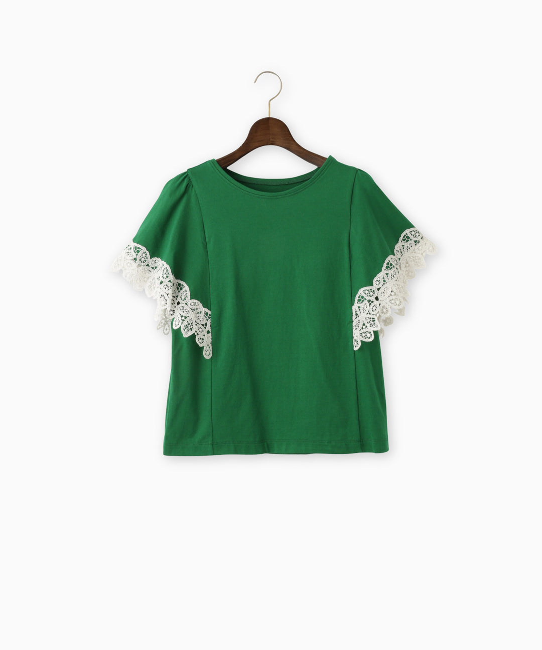 Flare Sleeve Lace Cut-and-Sew