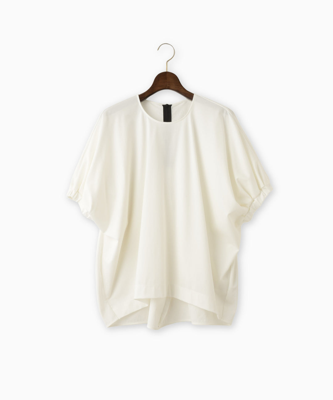 Knit and Woven Combo Cut-and-Sewn Top
