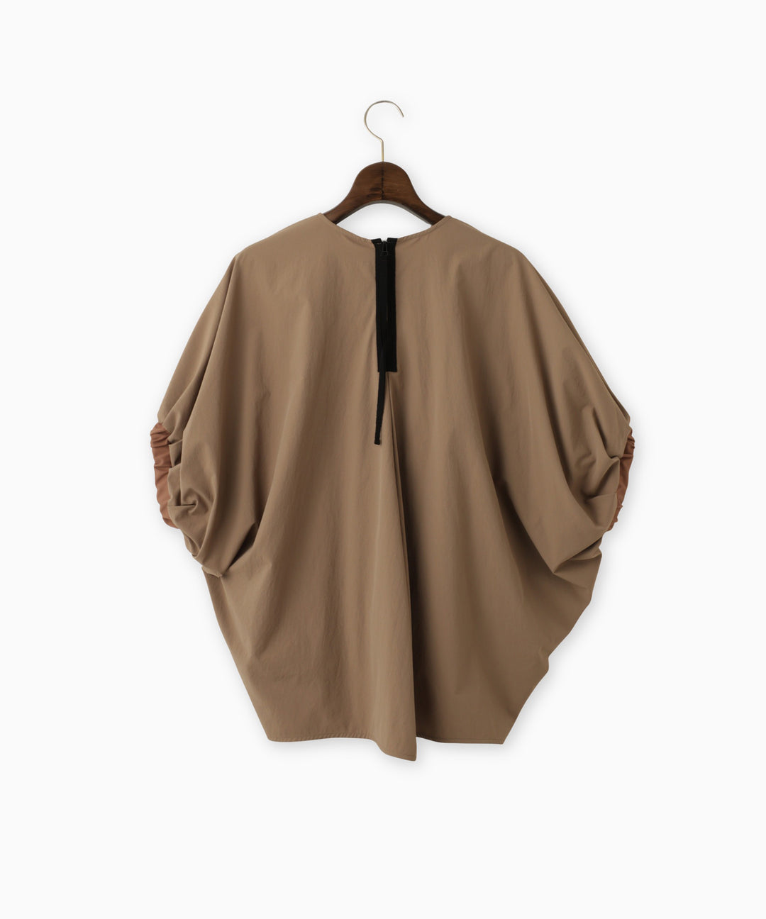 Knit and Woven Combo Cut-and-Sewn Top